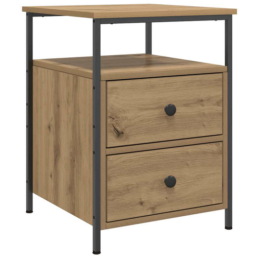 Bedside Cabinet Artisan Oak 44x45x60 cm Engineered Wood Bedside Cabinet Artisan Oak 44x45x60 cm Engineered Wood