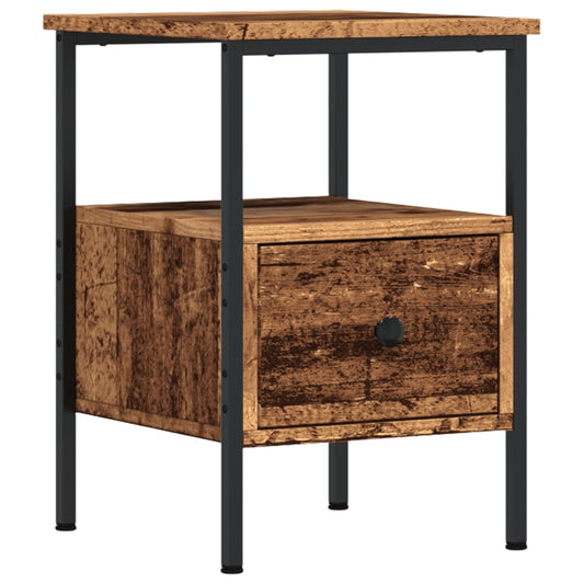 Bedside Cabinet Old Wood 34x36x50 cm Engineered Wood Bedside Cabinet Old Wood 34x36x50 cm Engineered Wood