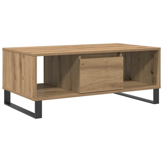 Coffee Table Artisan Oak 90x50x36.5 cm Engineered Wood Coffee Table Artisan Oak 90x50x36.5 cm Engineered Wood