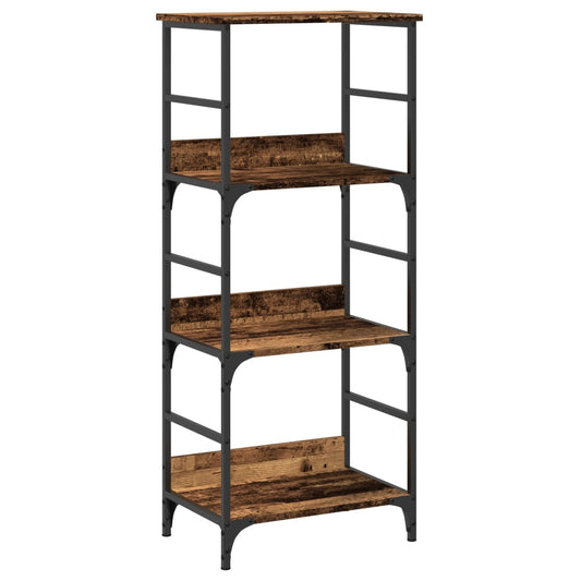Book Cabinet Old Wood 50x33x117.5 cm Engineered Wood Book Cabinet Old Wood 50x33x117.5 cm Engineered Wood