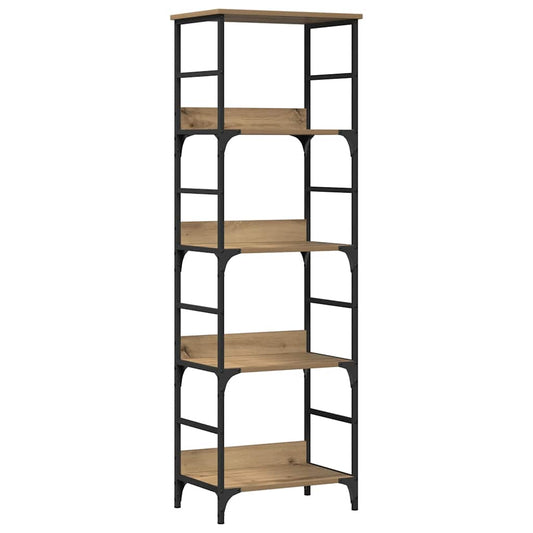 Bookshelf Artisan Oak 50x33x153 cm Engineered Wood Bookshelf Artisan Oak 50x33x153 cm Engineered Wood