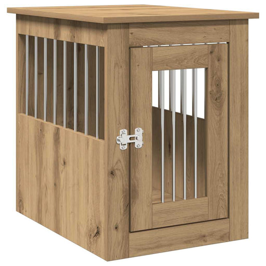 Dog Crate Furniture Artisan Oak 45x62x59 cm Engineered Wood Dog Crate Furniture Artisan Oak 45x62x59 cm Engineered Wood