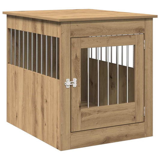 Dog Crate Furniture Artisan Oak 64.5x80x71 cm Engineered Wood Dog Crate Furniture Artisan Oak 64.5x80x71 cm Engineered Wood