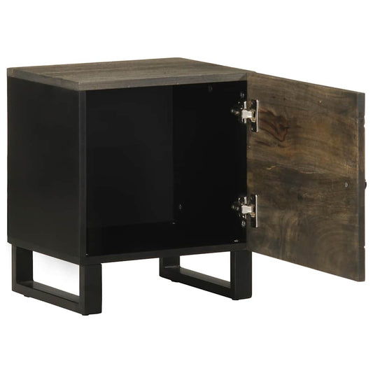 Bedside Cabinet Black 40x33x46 cm Solid Wood Mango Bedside Cabinet Black 40x33x46 cm Solid Wood Mango