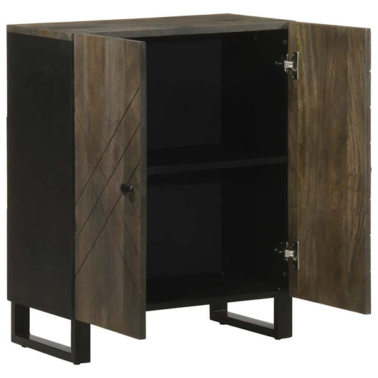 Sideboard Black 60x33x75 cm Solid Wood Mango Sideboard Black 60x33x75 cm Solid Wood Mango