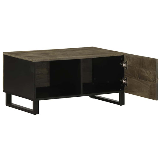 Coffee Table Black 80x50x40 cm Solid Wood Mango Coffee Table Black 80x50x40 cm Solid Wood Mango