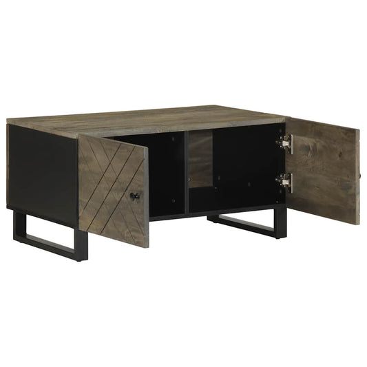 Coffee Table Black 80x50x40 cm Solid Wood Mango Coffee Table Black 80x50x40 cm Solid Wood Mango