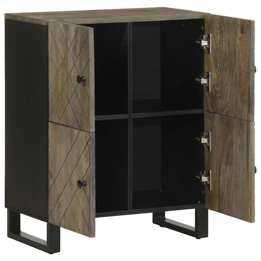 Sideboard Black 60x33x75 cm Solid Wood Mango Sideboard Black 60x33x75 cm Solid Wood Mango