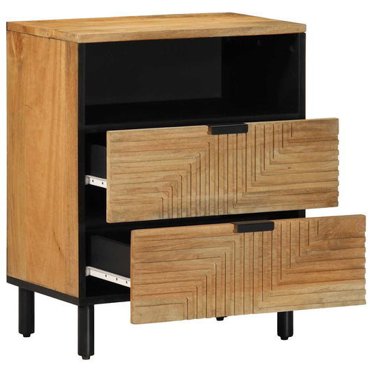 Bedside Cabinet Brown 50x33x60 cm Solid Wood Mango Bedside Cabinet Brown 50x33x60 cm Solid Wood Mango