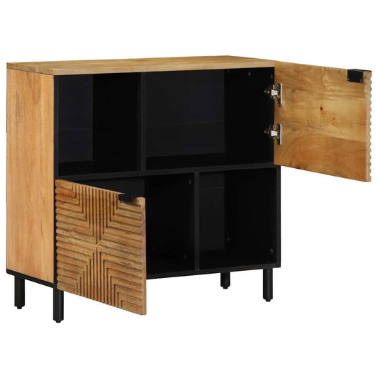 Sideboard Brown 80x33x75 cm Solid Wood Mango Sideboard Brown 80x33x75 cm Solid Wood Mango