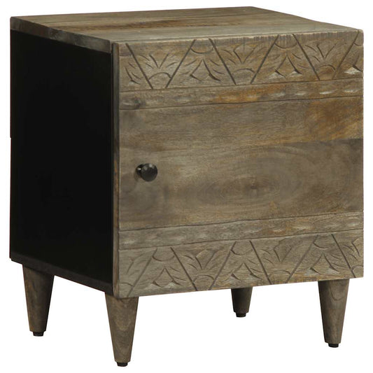 Bedside Cabinets 2 pcs Light Grey 40x33x46 cm Solid Wood Mango Bedside Cabinets 2 pcs Light Grey 40x33x46 cm Solid Wood Mango