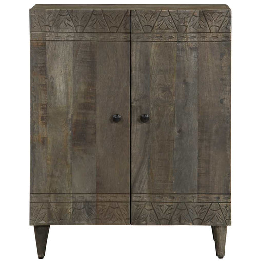 Sideboard Light Grey 60x33,5x75 cm Solid Wood Mango Sideboard Light Grey 60x33,5x75 cm Solid Wood Mango