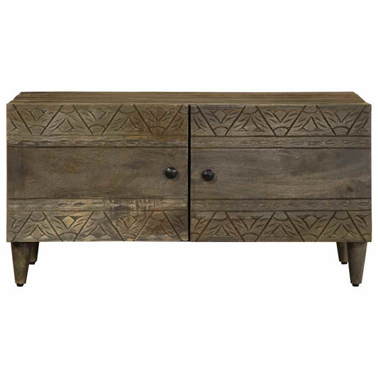 Coffee Table Light Grey 80x50x40 cm Solid Wood Mango Coffee Table Light Grey 80x50x40 cm Solid Wood Mango