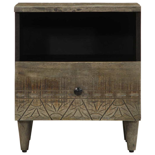 Bedside Cabinets 2 pcs Light Grey 40x33x46 cm Solid Wood Mango Bedside Cabinets 2 pcs Light Grey 40x33x46 cm Solid Wood Mango