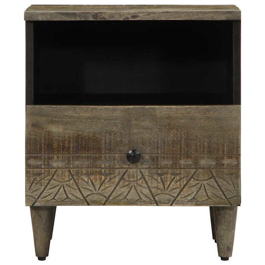 Bedside Cabinets 2 pcs Light Grey 40x33x46 cm Solid Wood Mango Bedside Cabinets 2 pcs Light Grey 40x33x46 cm Solid Wood Mango