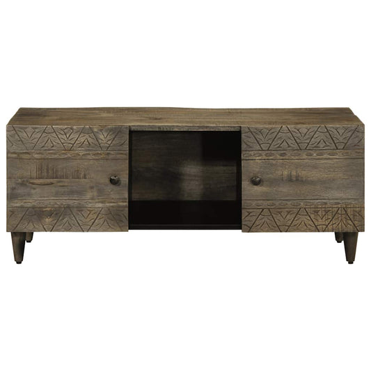 Coffee Table Light Grey 100x54x40 cm Solid Wood Mango Coffee Table Light Grey 100x54x40 cm Solid Wood Mango