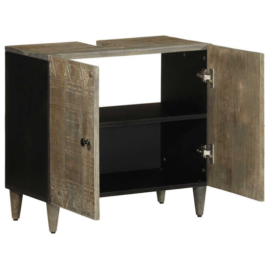 Bathroom Sink Cabinet 62x33x58 cm Solid Wood Mango Bathroom Sink Cabinet 62x33x58 cm Solid Wood Mango