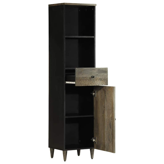 Bathroom Cabinet 38x33x160 cm Solid Wood Mango Bathroom Cabinet 38x33x160 cm Solid Wood Mango