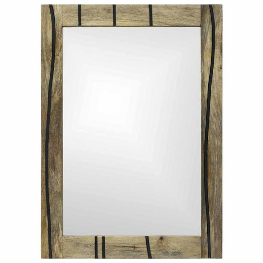 Bathroom Mirror with Mirror Brown 70 x 50 x 2.5 cm Bathroom Mirror with Mirror Brown 70 x 50 x 2.5 cm