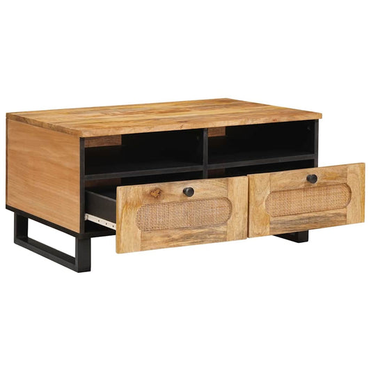 Coffee Table Artisan Oak 80 x 54 x 40 cm Solid Mango Wood Coffee Table Artisan Oak 80 x 54 x 40 cm Solid Mango Wood