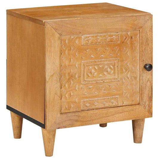 Bedside Cabinet Light Brown 40 x 33 x 46 cm Engineered Wood Bedside Cabinet Light Brown 40 x 33 x 46 cm Engineered Wood