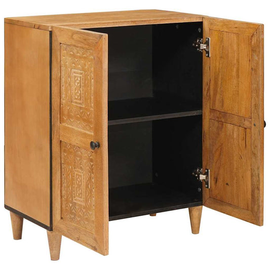 Sideboard Light brown 60 x 33 x 75 cm Solid mango wood Sideboard Light brown 60 x 33 x 75 cm Solid mango wood