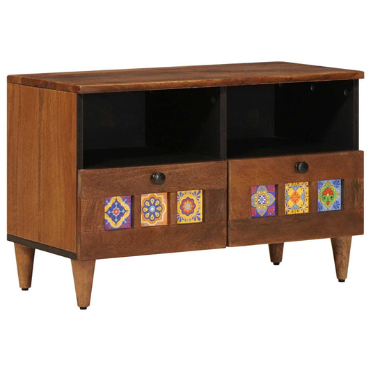 Coffee Table with Drawer Brown 80 x 54 x 40 cm Solid Mango Wood Coffee Table with Drawer Brown 80 x 54 x 40 cm Solid Mango Wood