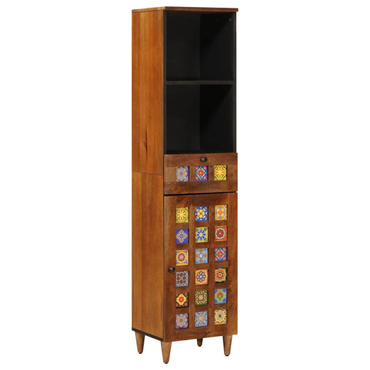 Bathroom Cabinet Walnut 38 x 33 x 160 cm Bathroom Cabinet Walnut 38 x 33 x 160 cm