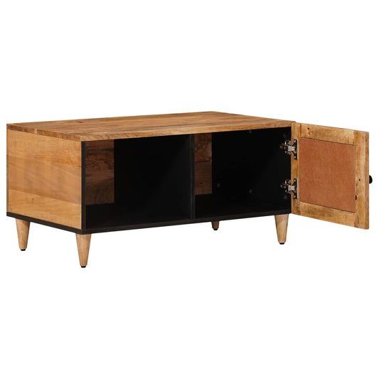 Coffee Table Natural 80 x 50 x 40 cm Solid Mango Wood Coffee Table Natural 80 x 50 x 40 cm Solid Mango Wood