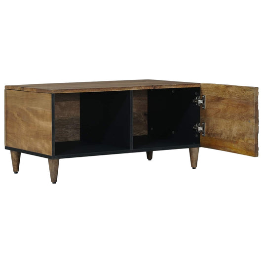 Coffee Table Brown 80 x 50 x 40 cm Solid Mango Wood Coffee Table Brown 80 x 50 x 40 cm Solid Mango Wood