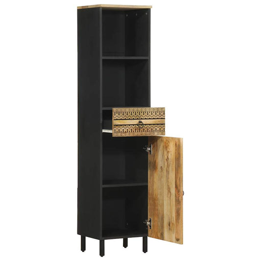 Bathroom Cabinet 38x33.5x160 cm Solid Wood Mango Bathroom Cabinet 38x33.5x160 cm Solid Wood Mango