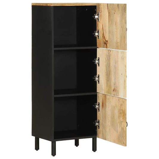 Highboard 40x33.5x110 cm Solid Rough Wood Mango Highboard 40x33.5x110 cm Solid Rough Wood Mango