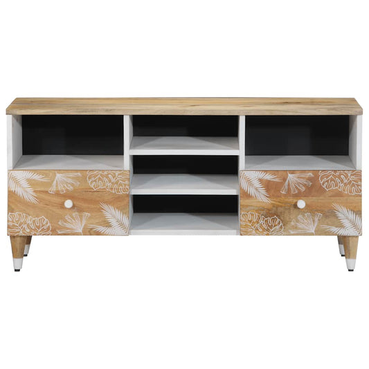 TV Cabinet 100x33,5x46 cm Solid Wood Mango TV Cabinet 100x33,5x46 cm Solid Wood Mango