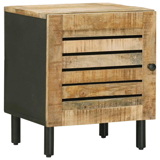 Bedside Table Natural 40 x 33 x 46 cm Solid Mango Wood Bedside Table Natural 40 x 33 x 46 cm Solid Mango Wood