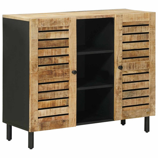 Storage Cabinets Natural 90 x 33 x 75 cm Solid Mango Wood Storage Cabinets Natural 90 x 33 x 75 cm Solid Mango Wood