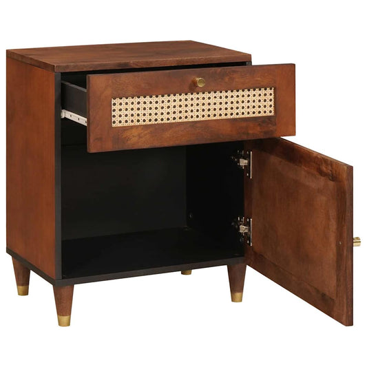 Bedside Tables with Drawer 50 x 33 x 60 cm Solid Mango Wood Bedside Tables with Drawer 50 x 33 x 60 cm Solid Mango Wood