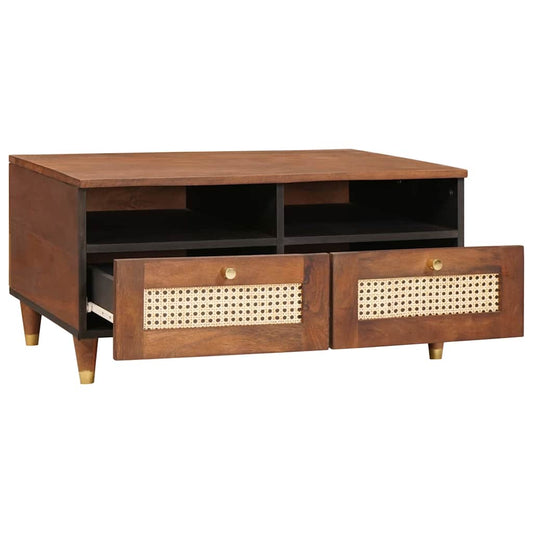 Coffee Table with Drawer 80 x 54 x 40 cm Solid Mango Wood Coffee Table with Drawer 80 x 54 x 40 cm Solid Mango Wood