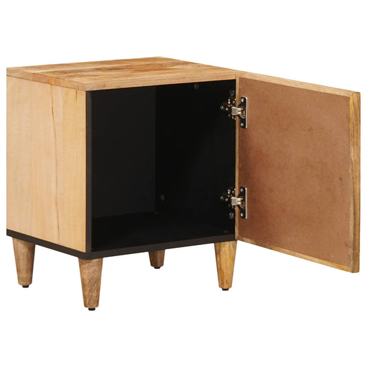 Bedside Table Brown 40 x 33 x 46 cm Solid Mango Wood Bedside Table Brown 40 x 33 x 46 cm Solid Mango Wood