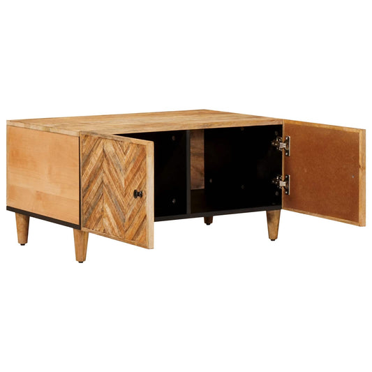 Coffee Table Brown 80 x 50 x 40 cm Solid Mango Wood Coffee Table Brown 80 x 50 x 40 cm Solid Mango Wood