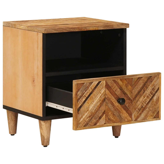 Bedside Table 2 pcs Brown 50 x 33 x 60 cm Solid Mango Wood Bedside Table 2 pcs Brown 50 x 33 x 60 cm Solid Mango Wood