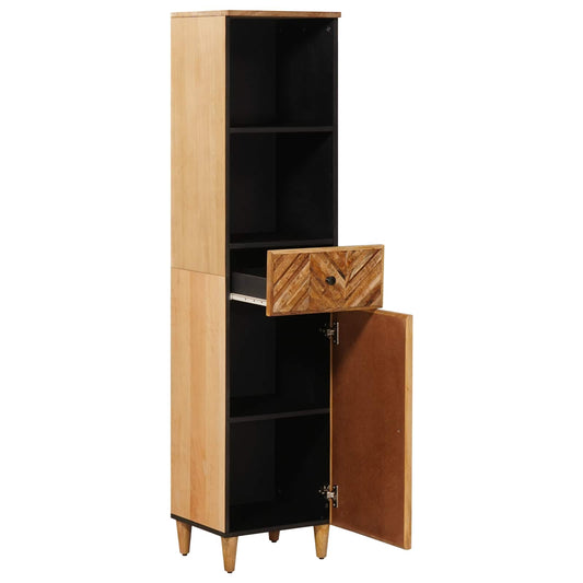 Bathroom Cabinet Brown 38 x 33.5 x 160 cm Solid Mango Wood Bathroom Cabinet Brown 38 x 33.5 x 160 cm Solid Mango Wood