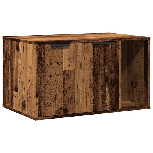 Cat Litter Box Enclosure Old Wood 80x50x45 cm Engineered Wood Cat Litter Box Enclosure Old Wood 80x50x45 cm Engineered Wood