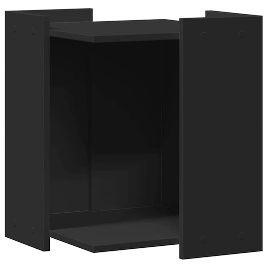 Cat Litter Box Enclosure Black 42x42x51 cm Engineered Wood Cat Litter Box Enclosure Black 42x42x51 cm Engineered Wood
