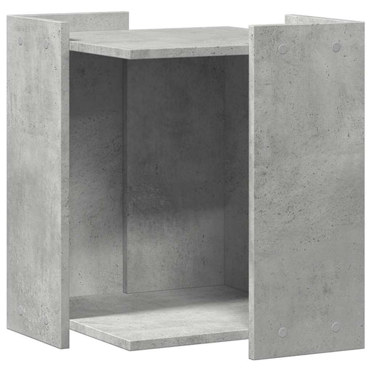 Cat Litter Box Enclosure Concrete Grey 42 x 42 x 51 cm Cat Litter Box Enclosure Concrete Grey 42 x 42 x 51 cm