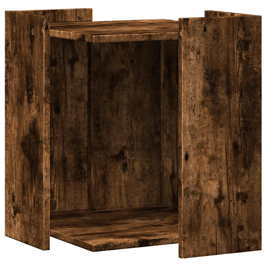 Cat Litter Box Enclosure Smoked Oak 42 x 42 x 51 cm Cat Litter Box Enclosure Smoked Oak 42 x 42 x 51 cm