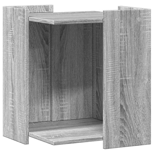 Cat Litter Box Enclosure Grey Sonoma 42 x 42 x 51 cm Cat Litter Box Enclosure Grey Sonoma 42 x 42 x 51 cm
