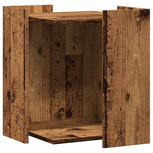 Cat Litter Box Enclosure Old Wood 42x42x51 cm Engineered Wood Cat Litter Box Enclosure Old Wood 42x42x51 cm Engineered Wood