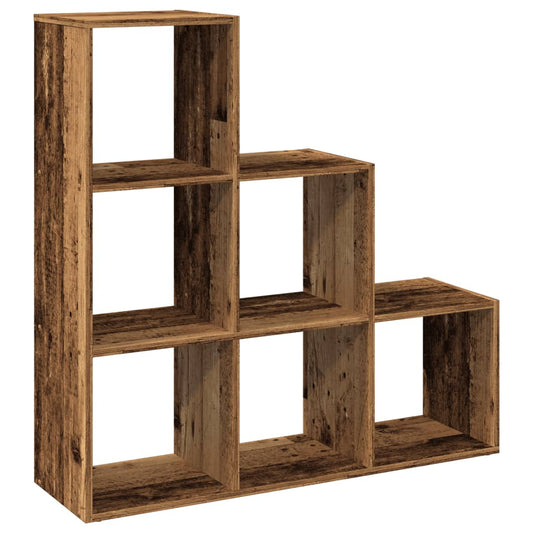 Room Divider Bookcase 3-Tier Old Wood 99x29x99 cm Engineered Wood Room Divider Bookcase 3-Tier Old Wood 99x29x99 cm Engineered Wood