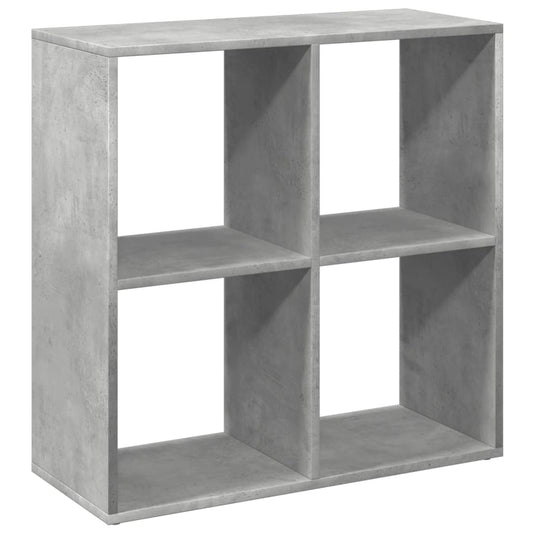 Room Divider Bookcase Concrete Grey 69.5x29x69.5 cm Engineered Wood Room Divider Bookcase Concrete Grey 69.5x29x69.5 cm Engineered Wood