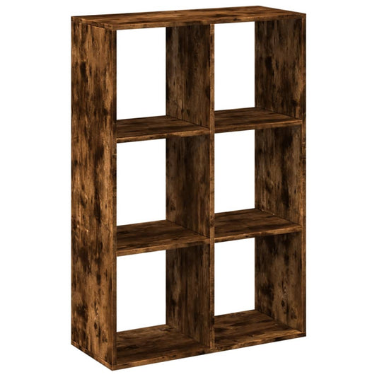 Room Divider Bookcase Smoked Oak 69.5x29x103.5 cm Engineered Wood Room Divider Bookcase Smoked Oak 69.5x29x103.5 cm Engineered Wood
